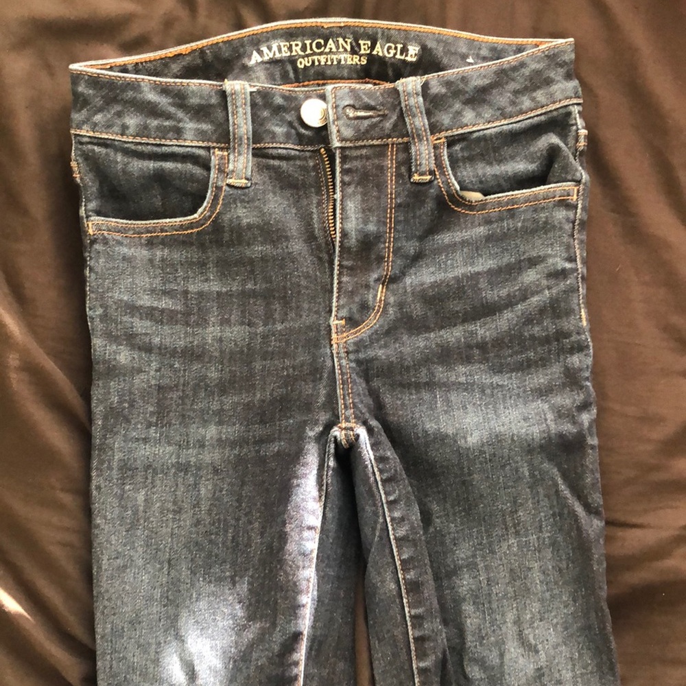 Dark blue American eagle jeans
